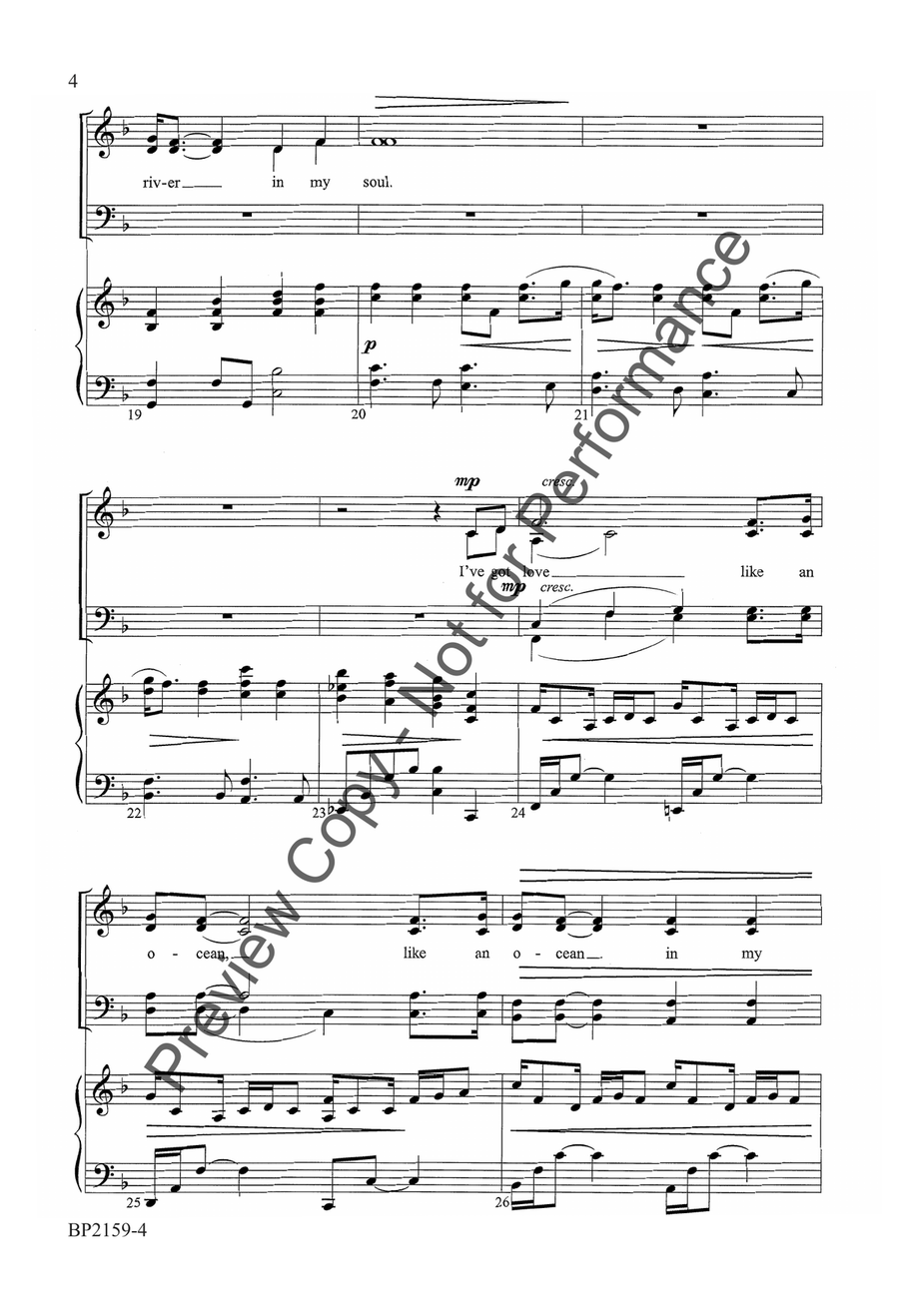 Like a River In My Soul - SATB 4-Part scores gallery preview page 5