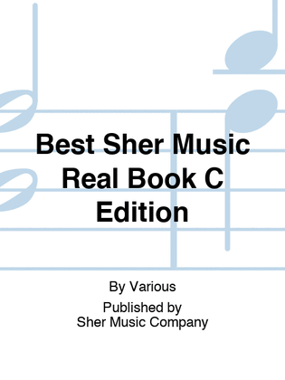 Book cover for Best Sher Music Real Book C Edition