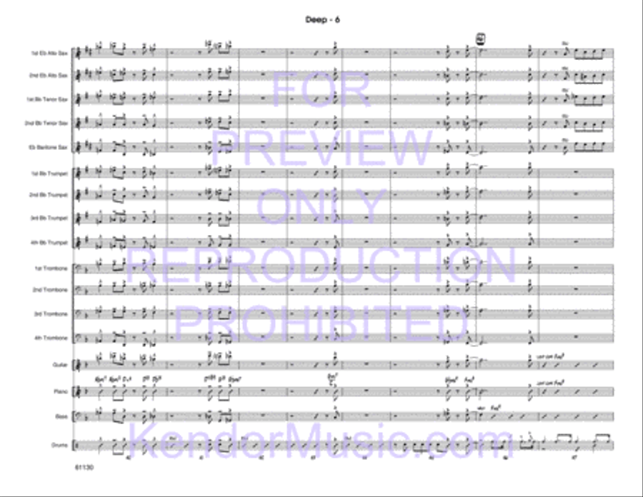 Deep Jazz Ensemble scores gallery preview page 7