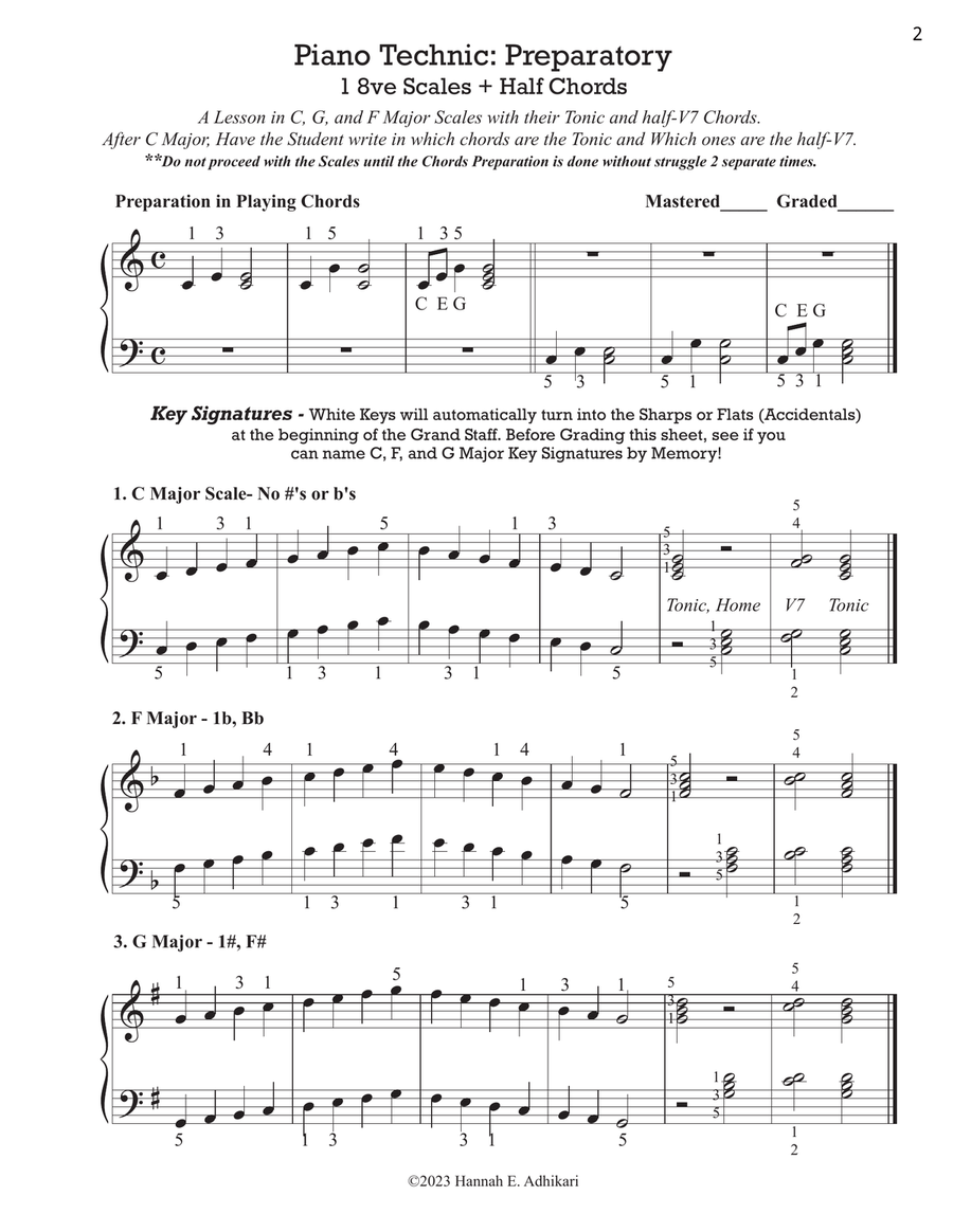 Chords, Scales, and Leadsheets. Book 1 Piano Method scores gallery preview page 5
