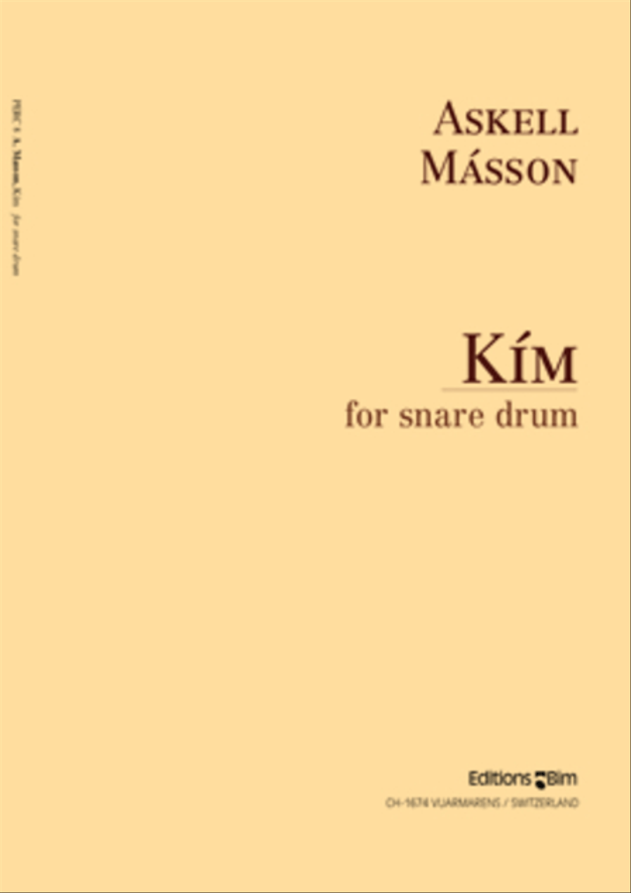 Kím Percussion scores gallery preview page 1