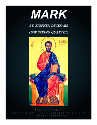 Book cover for Mark (for String Quartet)