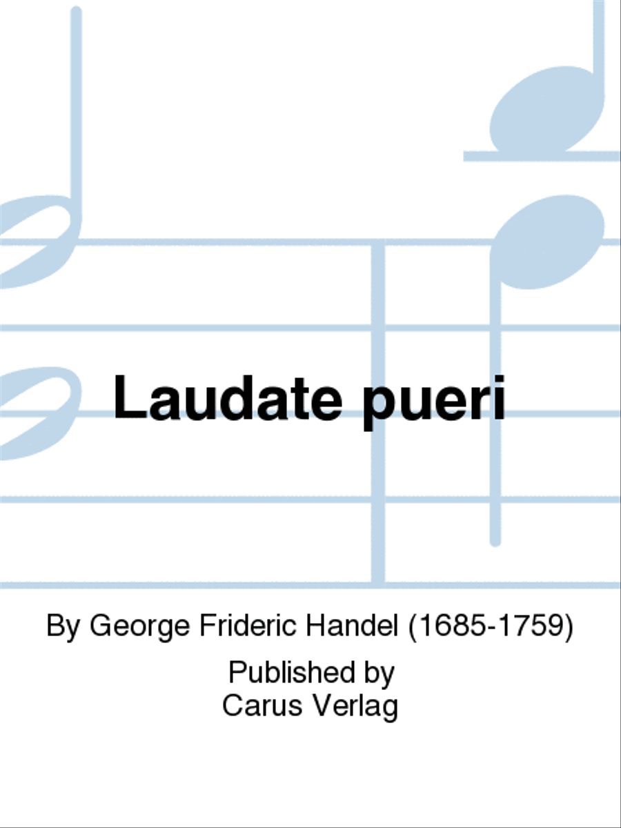Laudate pueri SSATB scores gallery preview page 1