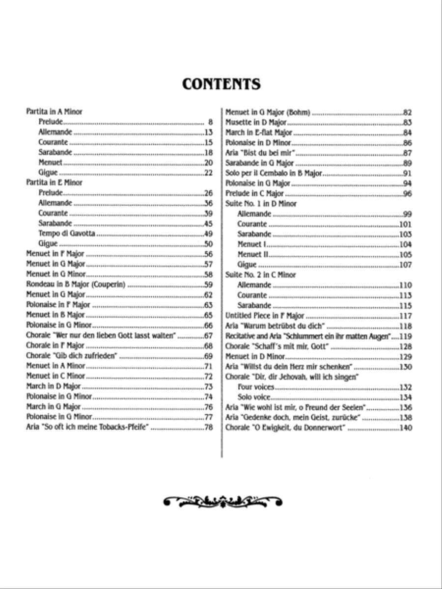 The Notebook for Anna Magdalena Bach Piano Solo scores gallery preview page 3