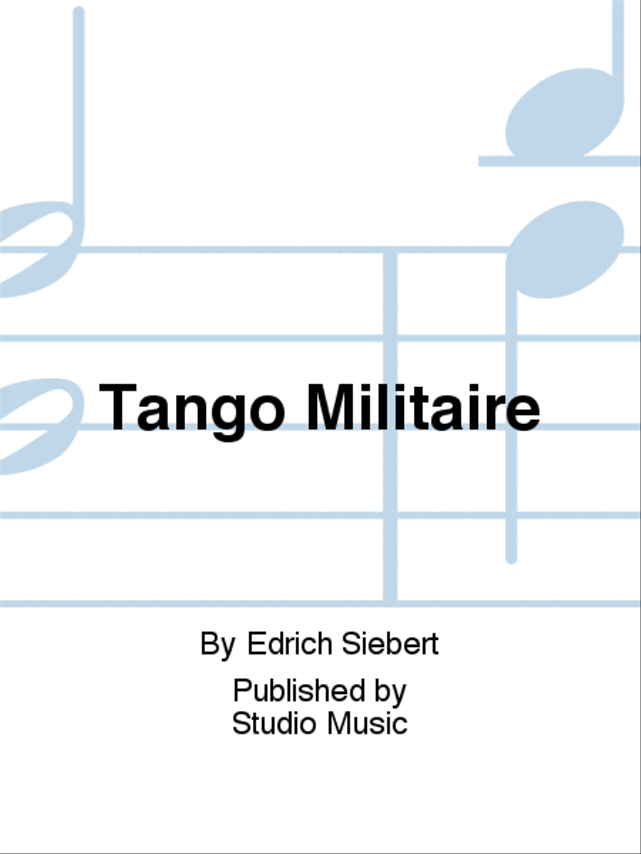 Tango Militaire Brass Band scores gallery preview page 1