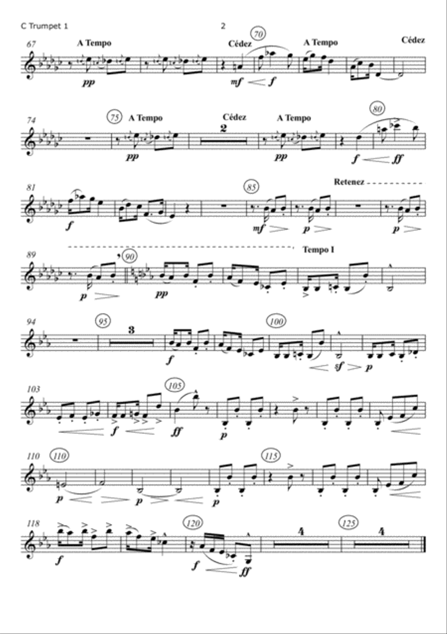 GOLLIWOGG'S CAKEWALK GOLLIWOGG'S CAKEWALK Brass Ensemble scores gallery preview page 4