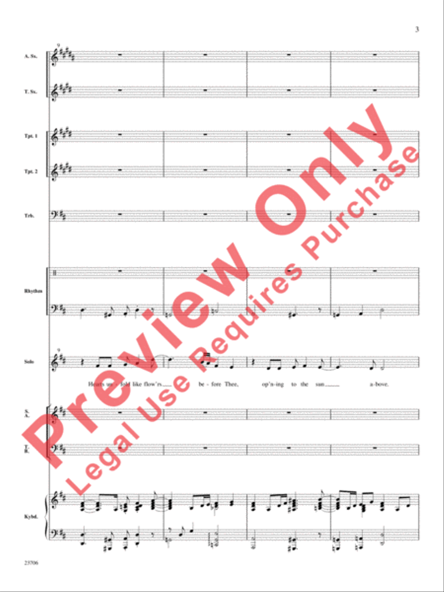 Joyful, Joyful, We Adore Thee Choir scores gallery preview page 4