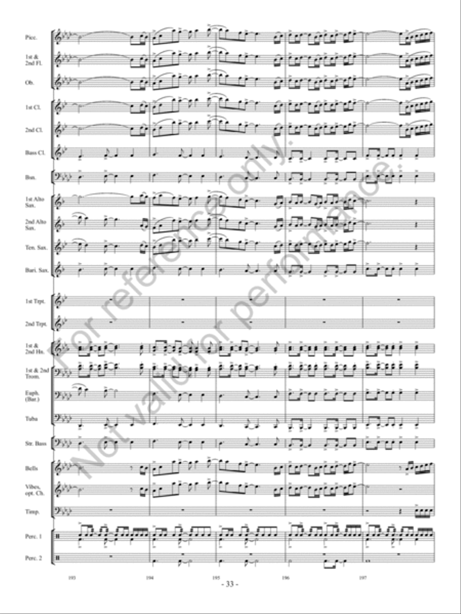 As Spring Arrives As Spring Arrives Concert Band scores gallery preview page 32