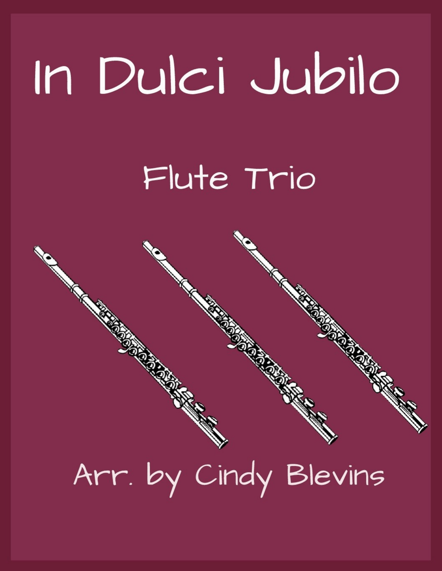 In Dulci Jubilo, for Flute Trio Flute Trio scores gallery preview page 1