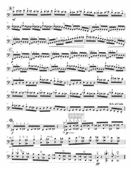 Popper (arr. Richard Aaron): Op. 73, Etude #27