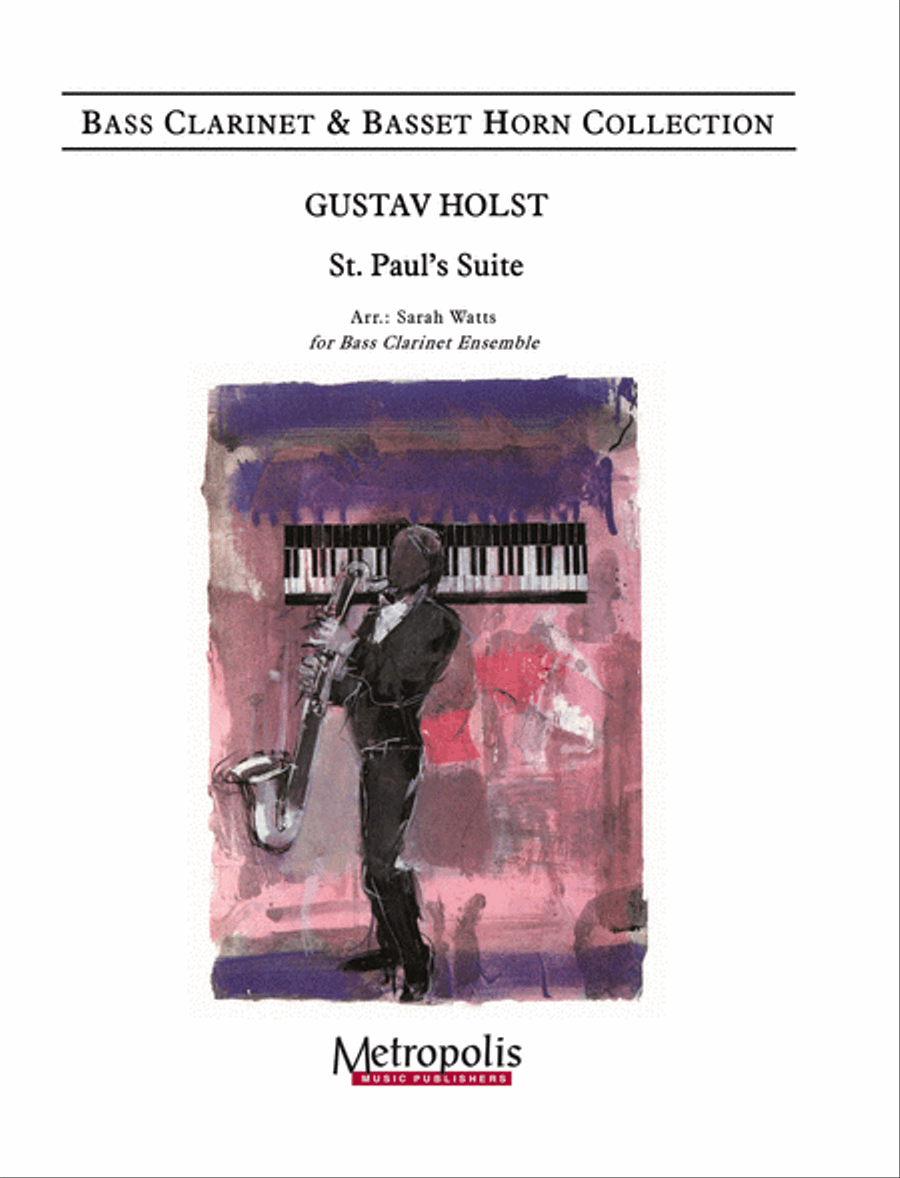 St. Paul's Suite for Bass Clarinet Ensemble Bass Clarinet scores gallery preview page 1
