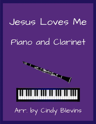 Book cover for Jesus Loves Me, for Piano and Clarinet