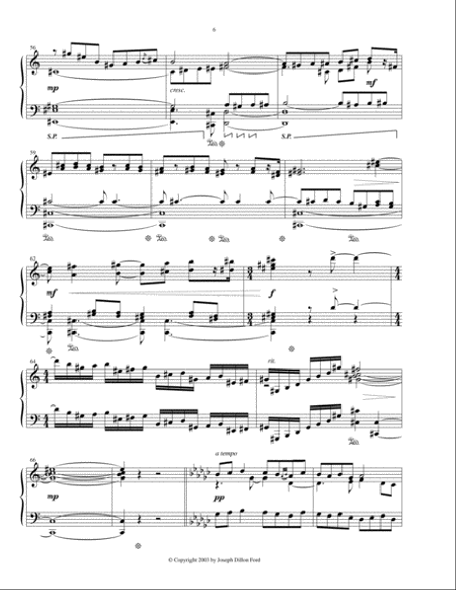 There and Back Again for piano solo Piano Solo scores gallery preview page 6