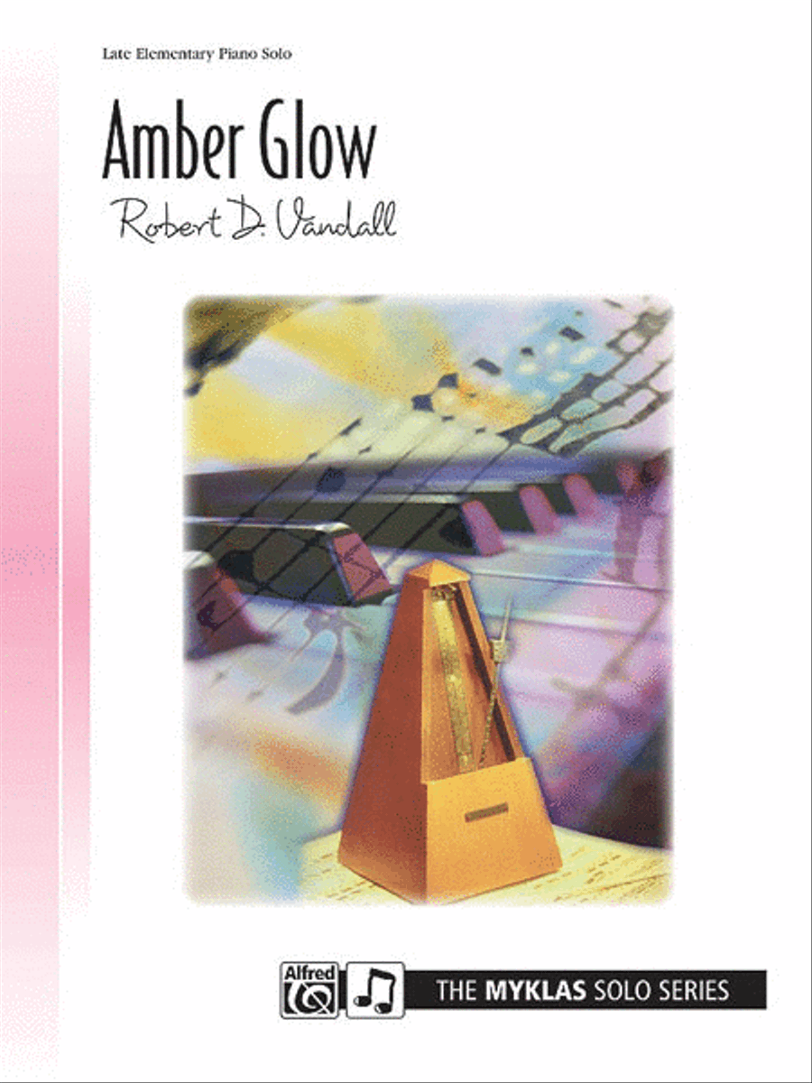 Amber Glow Amber Glow Easy Piano scores gallery preview page 1
