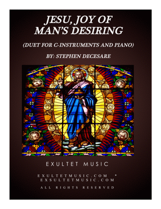 Book cover for Jesu, Joy Of Man's Desiring (Duet for C-Instruments and Piano)