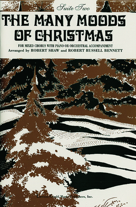 Book cover for Many Moods Christmas - Suite 2 (SATB - Choir)