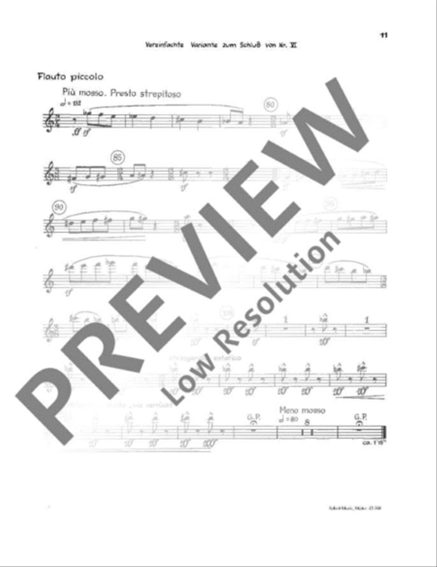 Six Bagatelles Woodwind Quintet scores gallery preview page 12