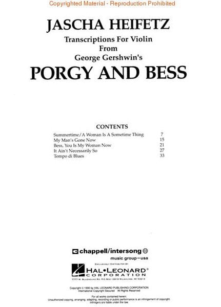 Selections from Porgy and Bess