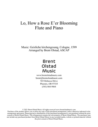 Book cover for Lo, How a Rose E'er Blooming
