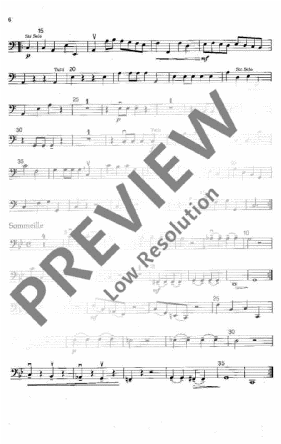 Ouverture à 7 Ouverture à 7 Basso Continuo scores gallery preview page 7