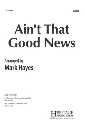 Book cover for Ain't That Good News