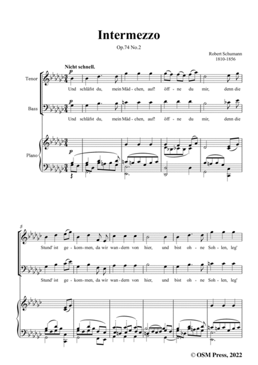 Schumann-Intermezzo,Op.74 No.2,in G flat Major image number null