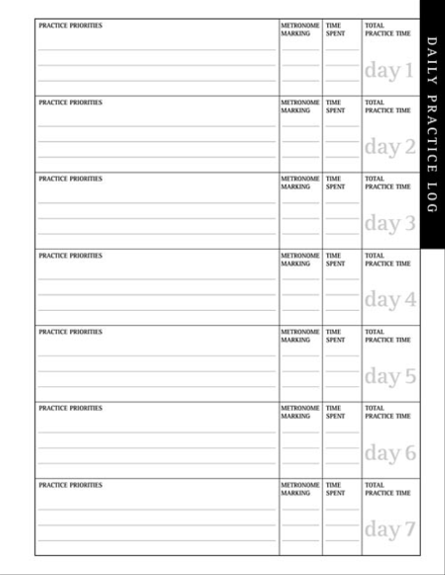 Musician's Practice Planner Collection / Songbook scores gallery preview page 5