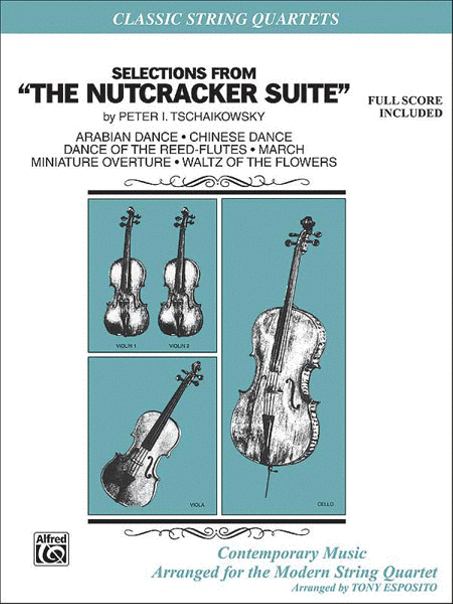 The Nutcracker Suite, Selections from String Quartet scores gallery preview page 1