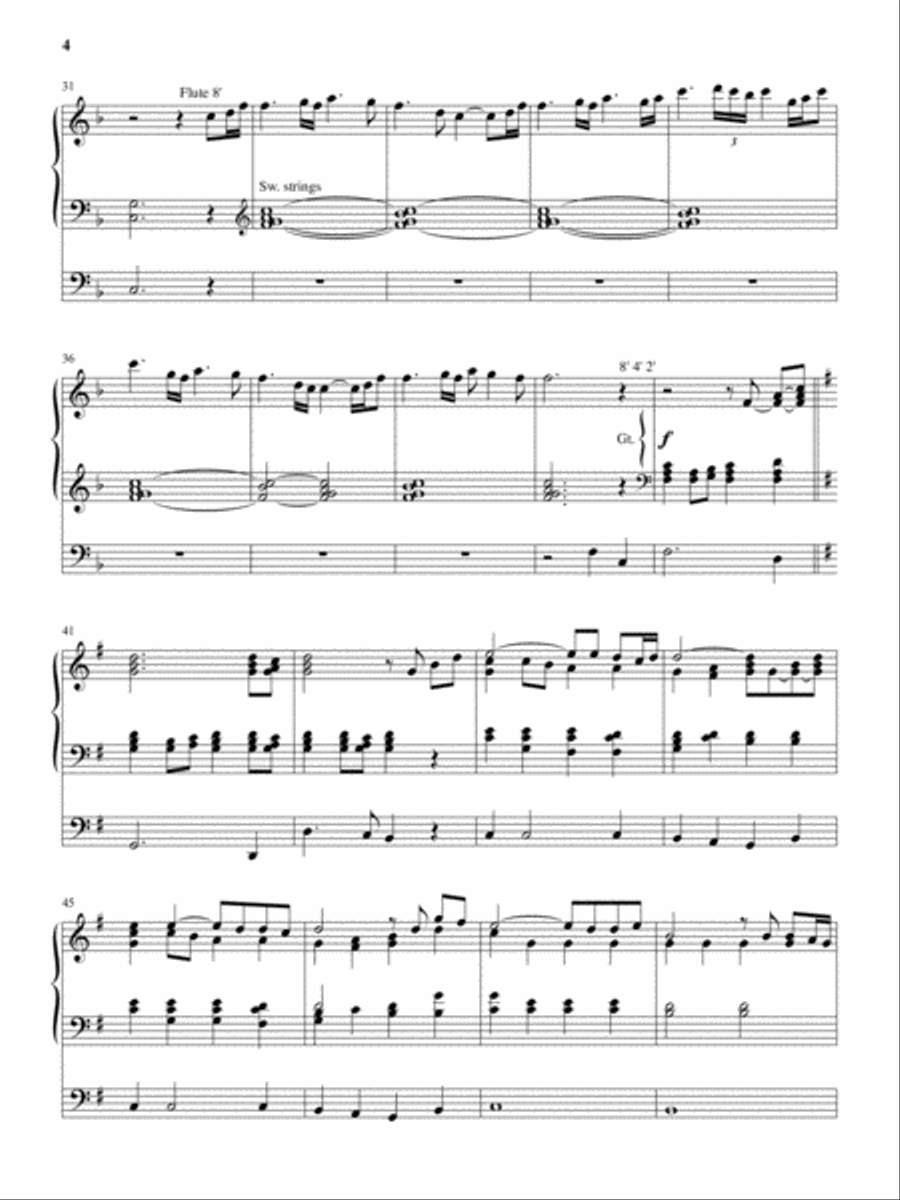 Hymns, Pipes, & Praise Organ scores gallery preview page 5