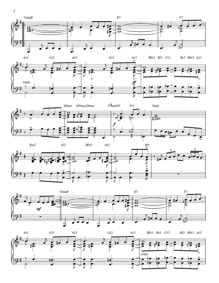 It Had To Be You [Jazz version] Piano Solo scores gallery preview page 2