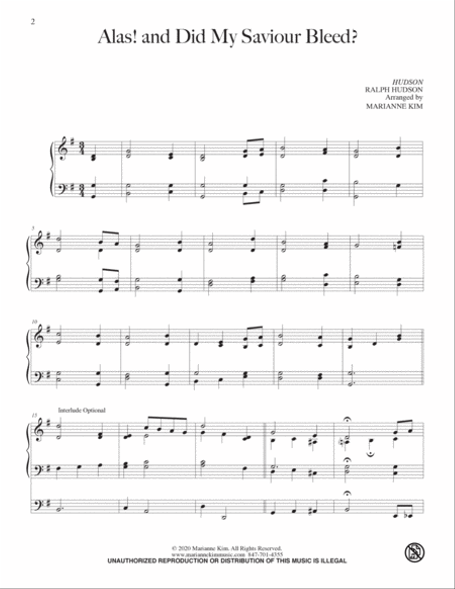 18 Hymn Accompaniments for Organ Vol.1