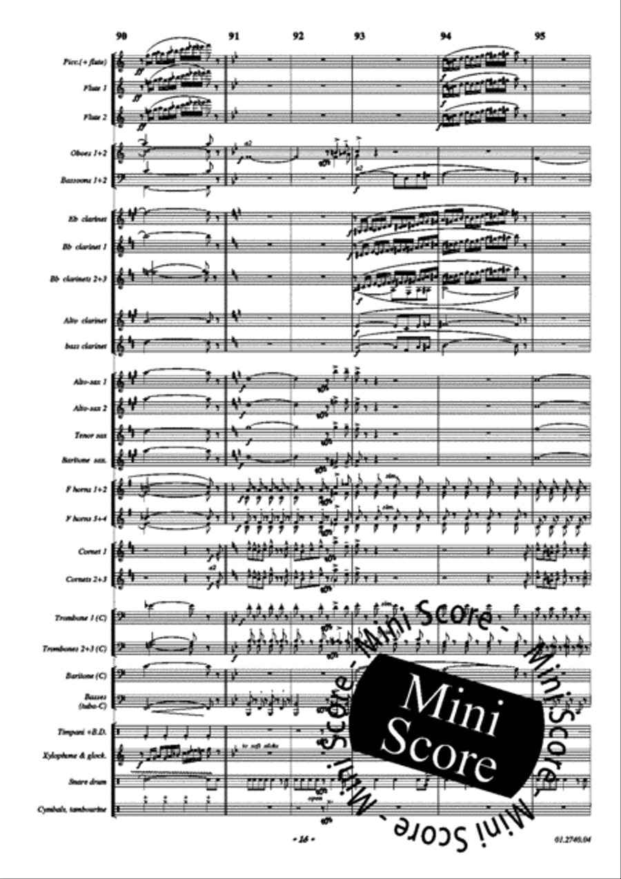 Tango Concert Band scores gallery preview page 20