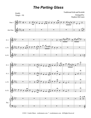 The Parting Glass (for Flute Choir and Piano)