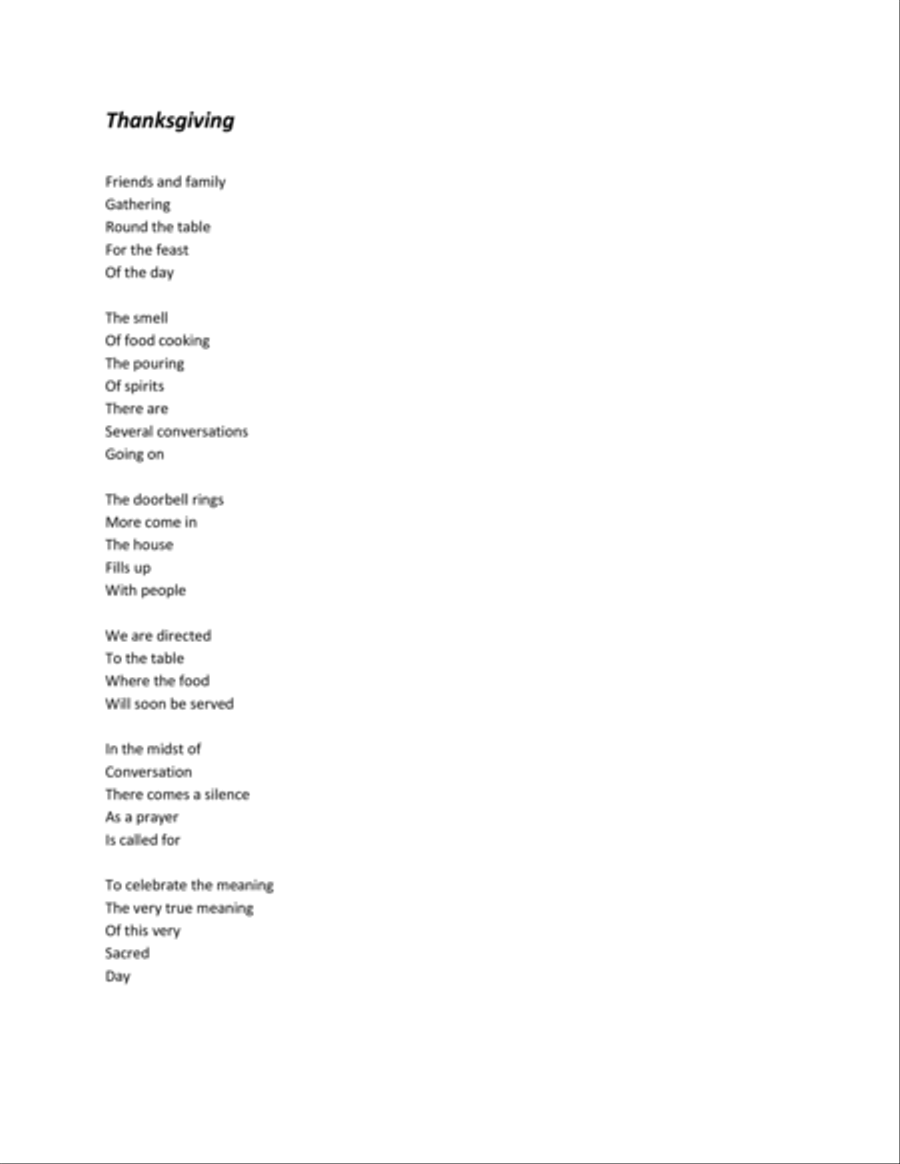 Thanksgiving Voice Solo scores gallery preview page 1