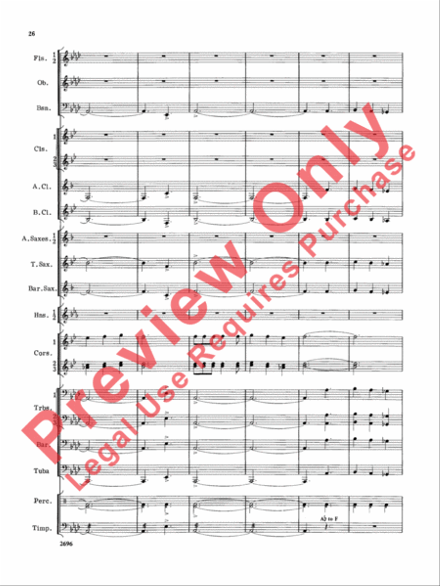 Hudson River Suite Concert Band scores gallery preview page 27