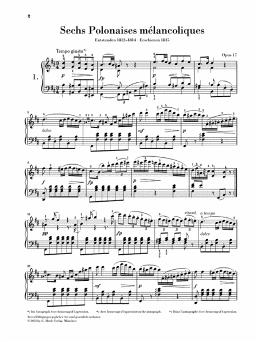 Franz Xaver Mozart – Complete Piano Works, Vol. II Piano Solo scores gallery preview page 4