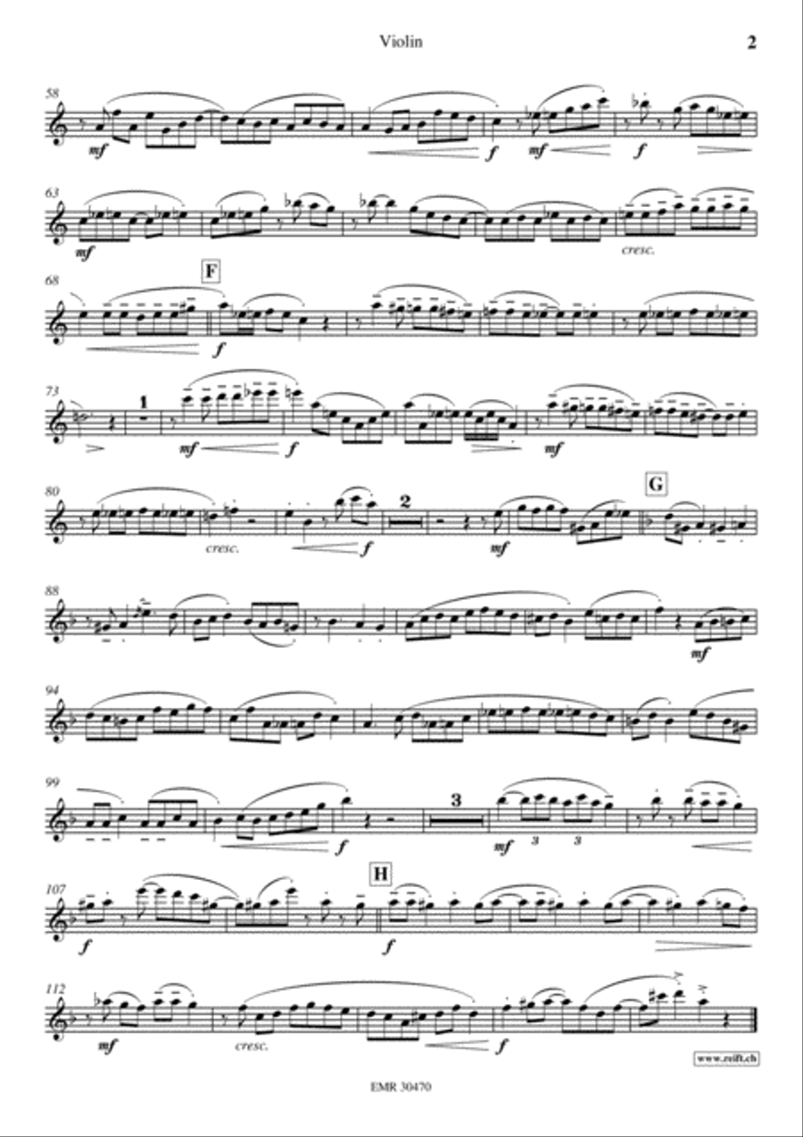 The Crave Violin Solo scores gallery preview page 3