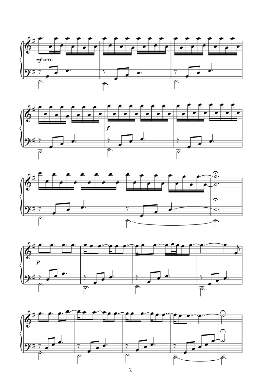 The Earth Prelude The Earth Prelude Piano Solo scores gallery preview page 2