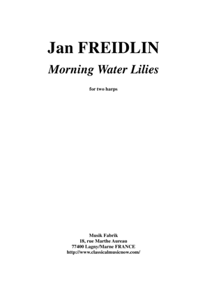 Book cover for Jan Freidlin: Morning Water Lilies for two harps