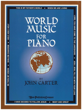 Book cover for World Music for Piano