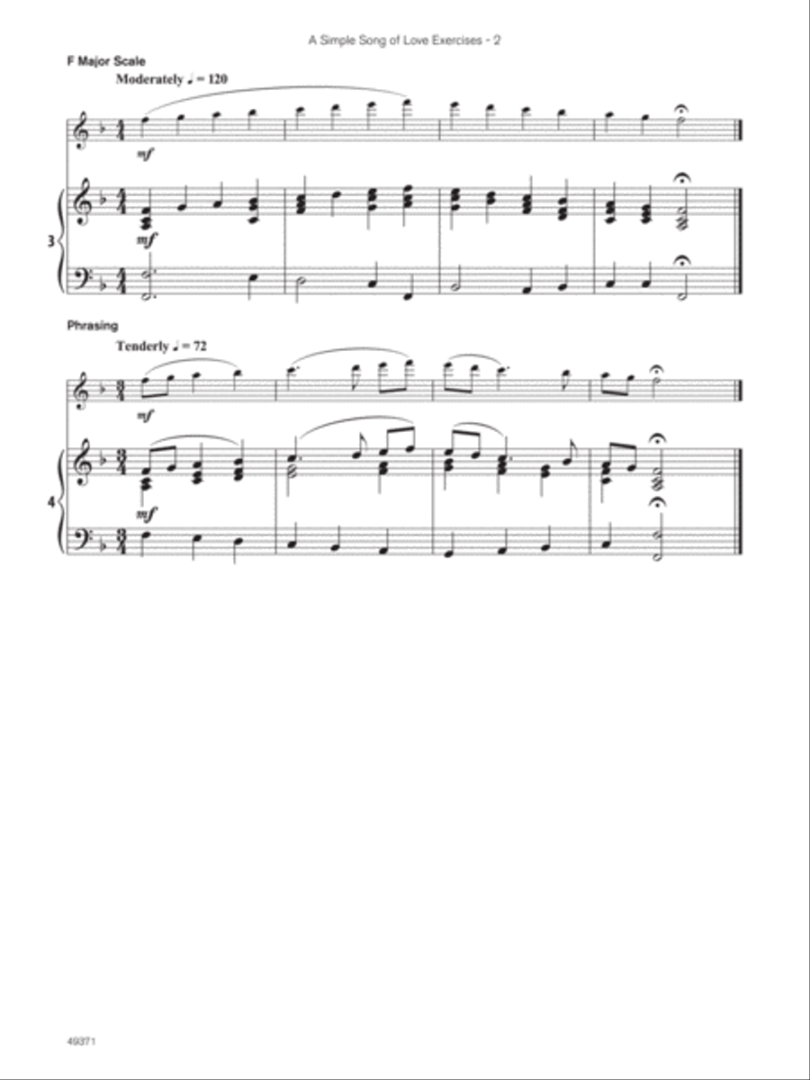 A Simple Song of Love (Sound Innovations Soloist, Tuba) Small Ensemble scores gallery preview page 5