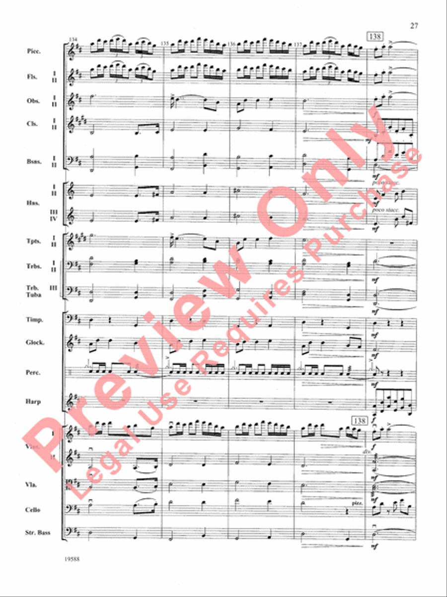 Camp Meeting Camp Meeting Full Orchestra scores gallery preview page 28