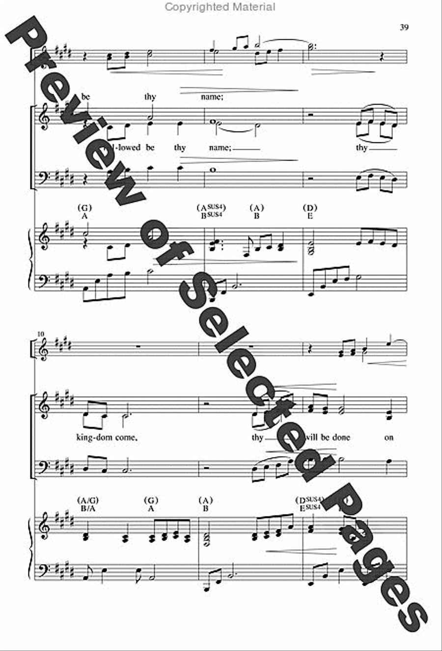 The Glendalough Mass - Choral / Accompaniment Edition 3-Part scores gallery preview page 23