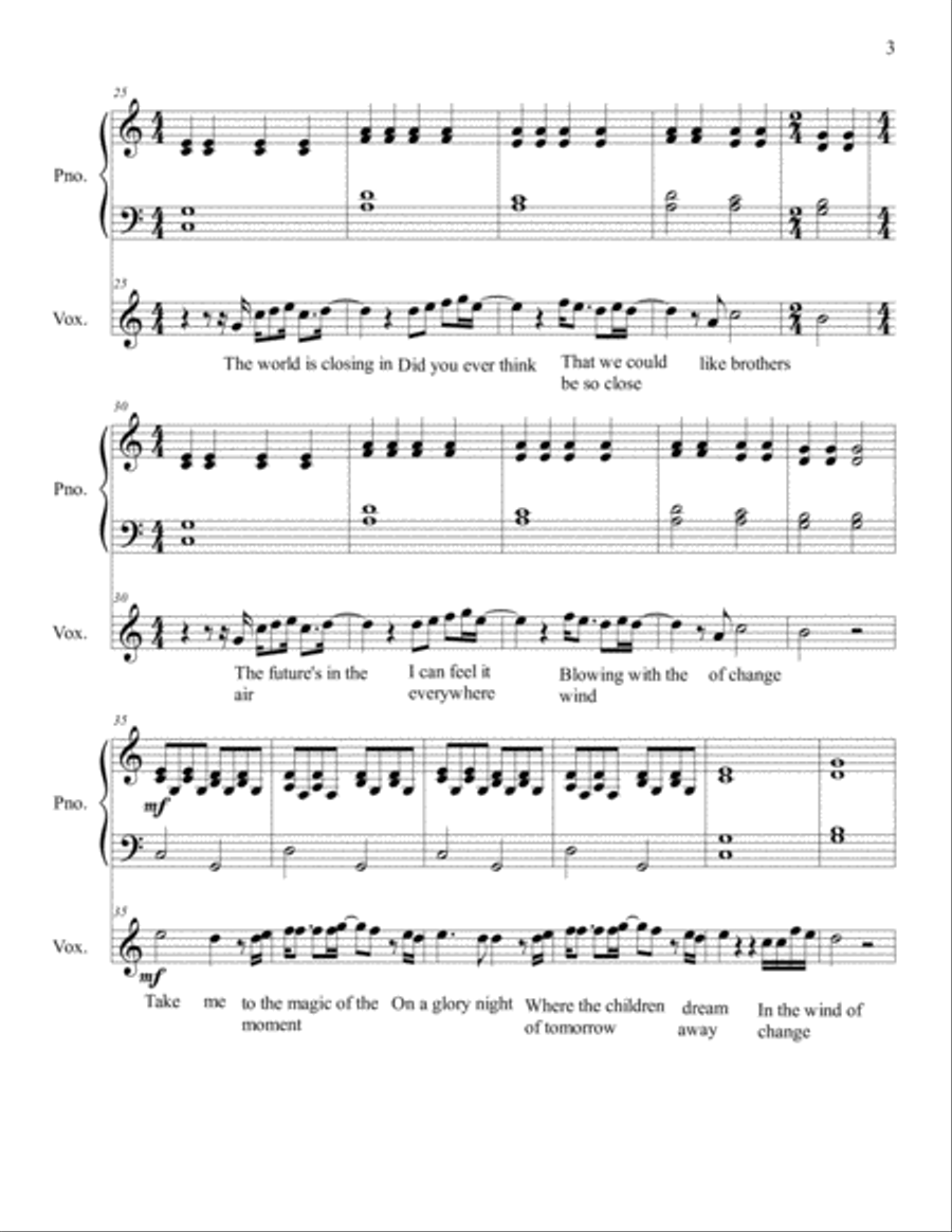 Wind Of Change Voice scores gallery preview page 4