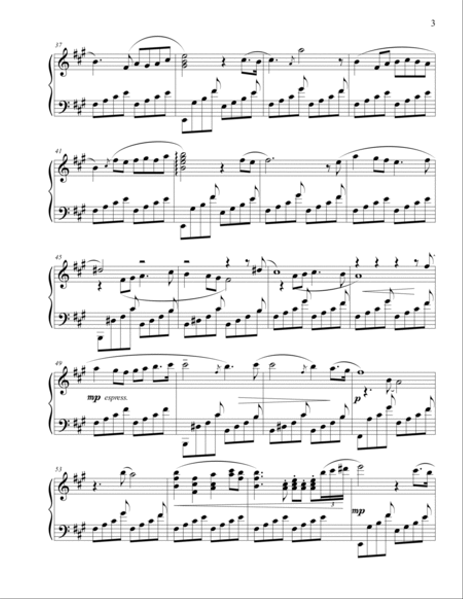 Inside Someone's Dream Piano Solo scores gallery preview page 3