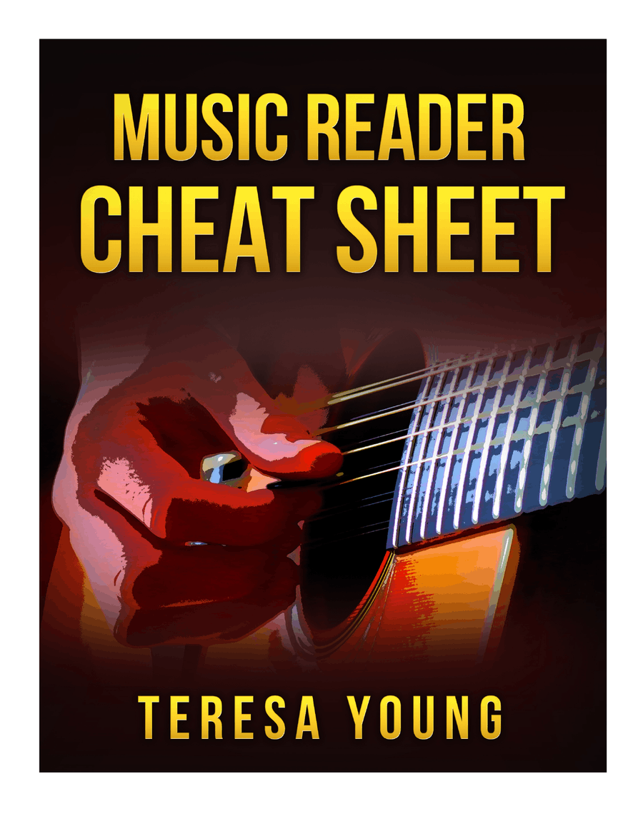 Teresa Young's Music Reader Cheat Sheet Piano, Vocal, Guitar scores gallery preview page 1