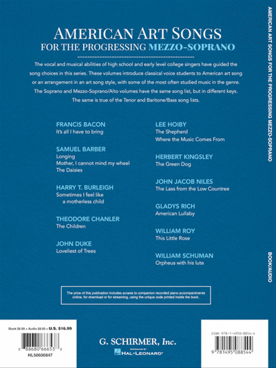 American Art Songs for the Progressing Singer - Mezzo-Soprano Mezzo-Soprano Voice scores gallery preview page 5