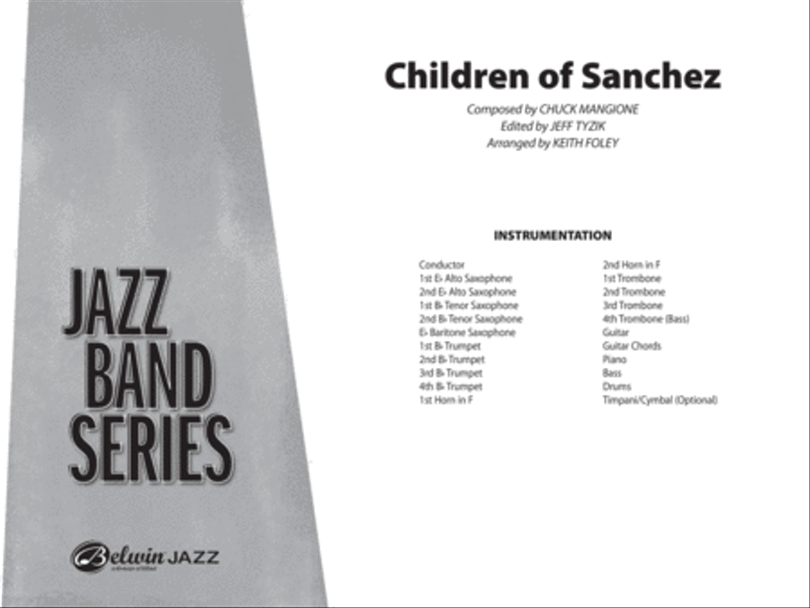 Children of Sanchez: Score Jazz Ensemble scores gallery preview page 1