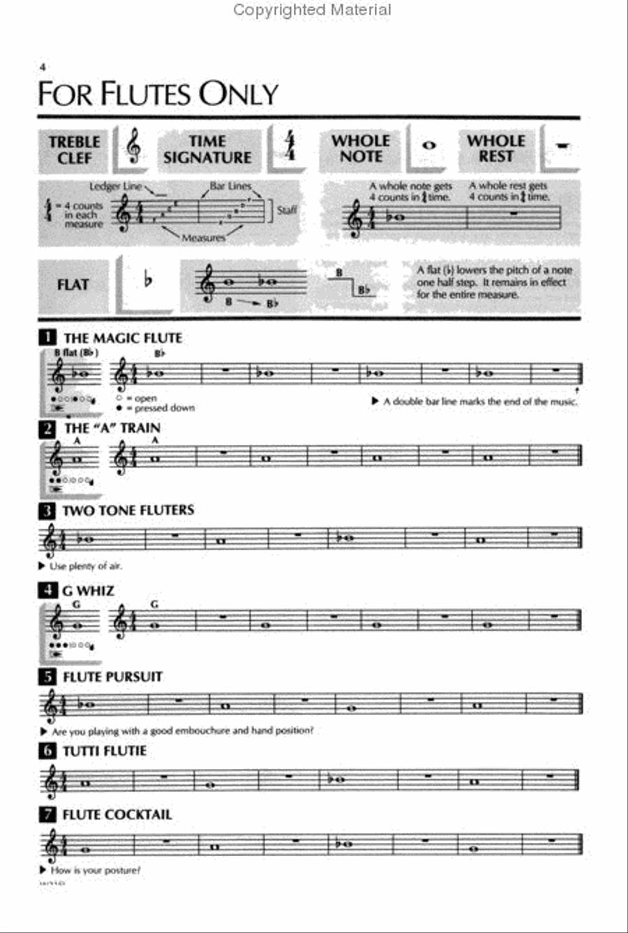 Standard of Excellence Book 1, Flute