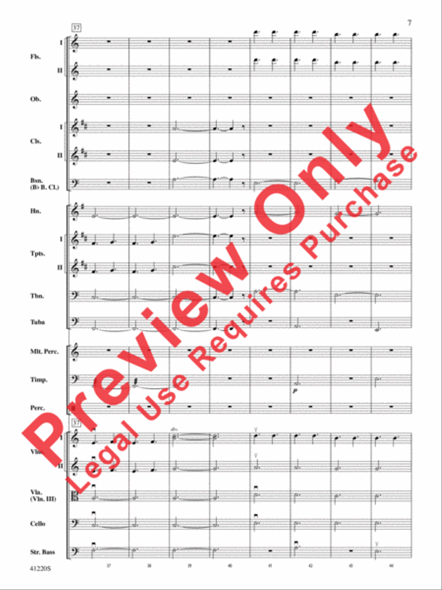Downton Abbey -- The Suite Full Orchestra scores gallery preview page 8